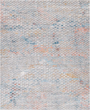 Multicolor 8' x 10' Leipzig Rectangle Area Rug 75% Polypropylene & 25% Polyester Modern Contemporary Carpet for Kitchens, Bedroom, Living Room Home Decor for Sale at Rug Engine