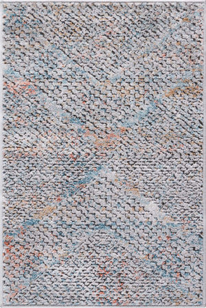 Multicolor 2' 2 x 3' 1 Leipzig Rectangle Area Rug 75% Polypropylene & 25% Polyester Modern Contemporary Carpet for Kitchens, Bedroom, Living Room Home Decor for Sale at Rug Engine
