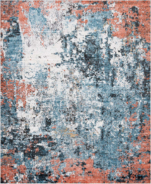 Multicolor 8' x 10' Leipzig Rectangle Area Rug 75% Polypropylene & 25% Polyester Modern Contemporary Carpet for Kitchens, Bedroom, Living Room Home Decor for Sale at Rug Engine