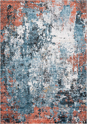 Multicolor 7' 1 x 10' Leipzig Rectangle Area Rug 75% Polypropylene & 25% Polyester Modern Contemporary Carpet for Kitchens, Bedroom, Living Room Home Decor for Sale at Rug Engine