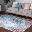 Multicolor 7' 1 x 10' Leipzig Rectangle Area Rug 75% Polypropylene & 25% Polyester Modern Contemporary Carpet for Kitchens, Bedroom, Living Room Home Decor for Sale at Rug Engine