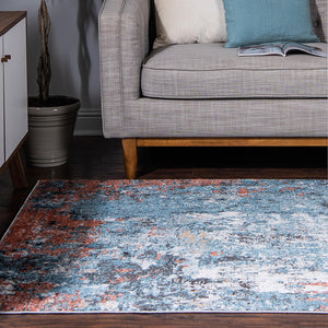 Multicolor 8' x 11' Leipzig Rectangle Rug