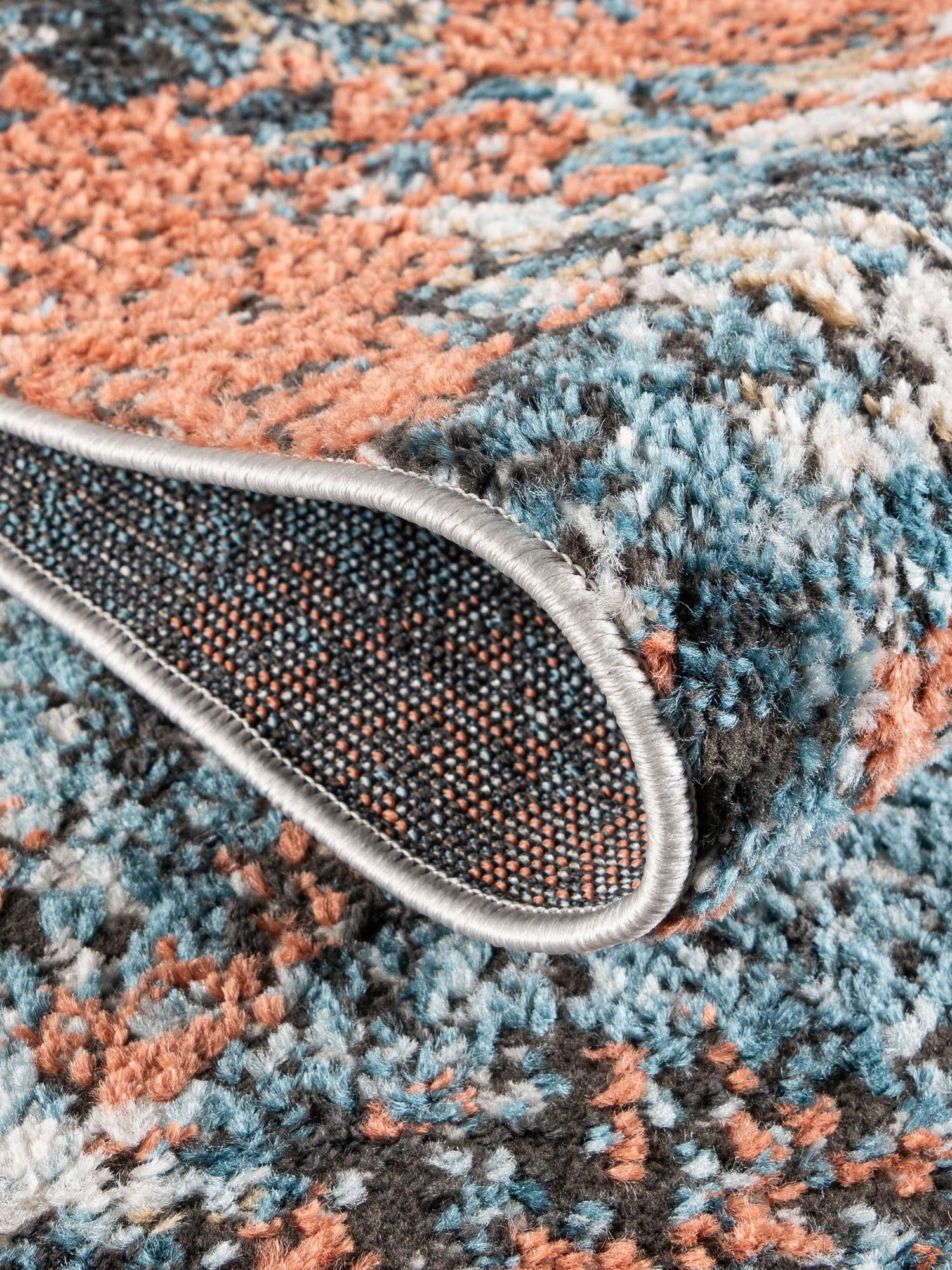 Multicolor 8' x 10' Leipzig Rectangle Area Rug 75% Polypropylene & 25% Polyester Modern Contemporary Carpet for Kitchens, Bedroom, Living Room Home Decor for Sale at Rug Engine