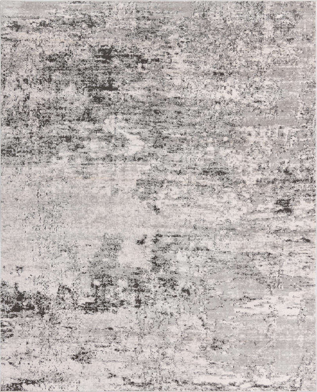 Gray 8' x 10' Leipzig Rectangle Area Rug 75% Polypropylene & 25% Polyester Modern Contemporary Carpet for Kitchens, Bedroom, Living Room Home Decor for Sale at Rug Engine