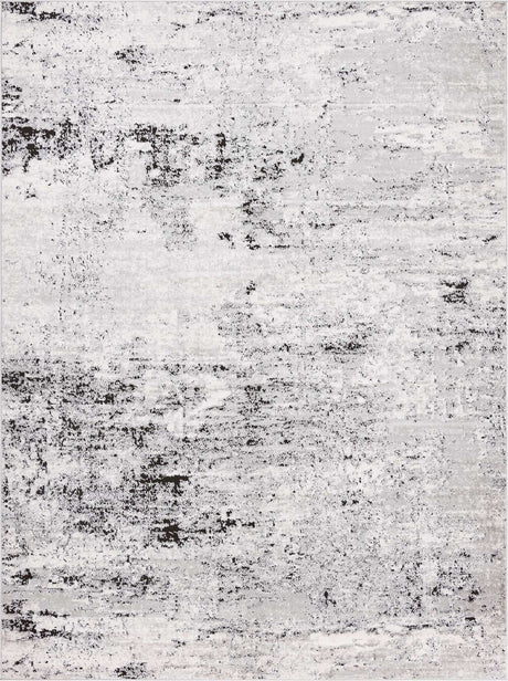 Gray 8' x 11' Leipzig Rectangle Area Rug 75% Polypropylene & 25% Polyester Modern Contemporary Carpet for Kitchens, Bedroom, Living Room Home Decor for Sale at Rug Engine