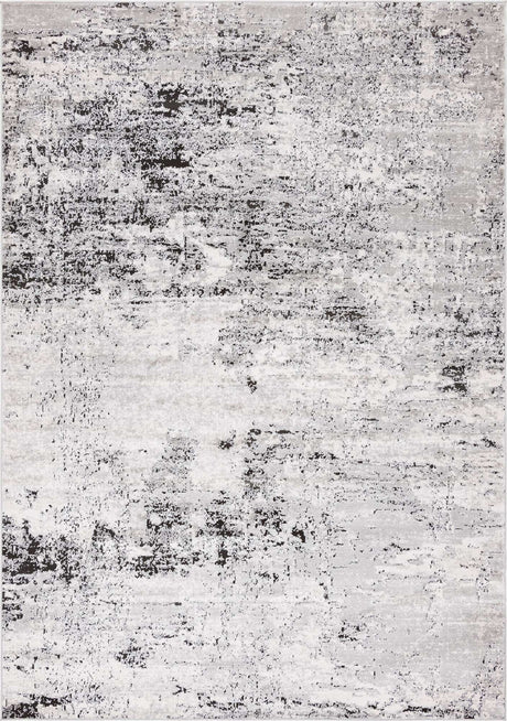 Gray 7' 1 x 10' Leipzig Rectangle Area Rug 75% Polypropylene & 25% Polyester Modern Contemporary Carpet for Kitchens, Bedroom, Living Room Home Decor for Sale at Rug Engine