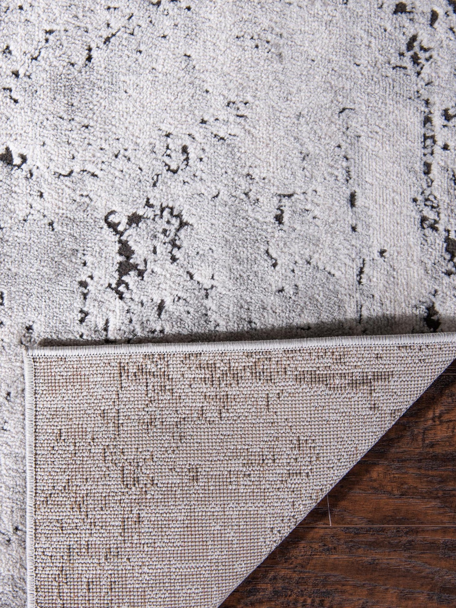 Gray 8' x 10' Leipzig Rectangle Area Rug 75% Polypropylene & 25% Polyester Modern Contemporary Carpet for Kitchens, Bedroom, Living Room Home Decor for Sale at Rug Engine
