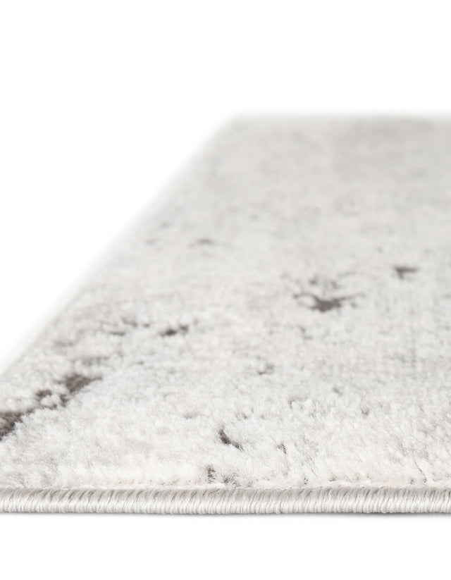 Gray 6' 1 x 9' Leipzig Rectangle Area Rug 75% Polypropylene & 25% Polyester Modern Contemporary Carpet for Kitchens, Bedroom, Living Room Home Decor for Sale at Rug Engine