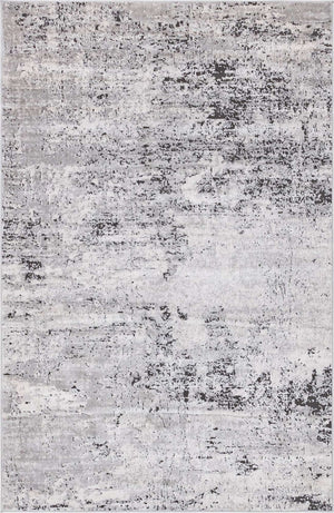 Gray 5' 1 x 8' Leipzig Rectangle Area Rug 75% Polypropylene & 25% Polyester Modern Contemporary Carpet for Kitchens, Bedroom, Living Room Home Decor for Sale at Rug Engine