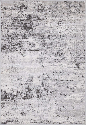 Gray 4' 1 x 6' 1 Leipzig Rectangle Area Rug 75% Polypropylene & 25% Polyester Modern Contemporary Carpet for Kitchens, Bedroom, Living Room Home Decor for Sale at Rug Engine