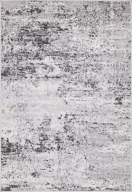 Gray 4' 1 x 6' 1 Leipzig Rectangle Area Rug 75% Polypropylene & 25% Polyester Modern Contemporary Carpet for Kitchens, Bedroom, Living Room Home Decor for Sale at Rug Engine