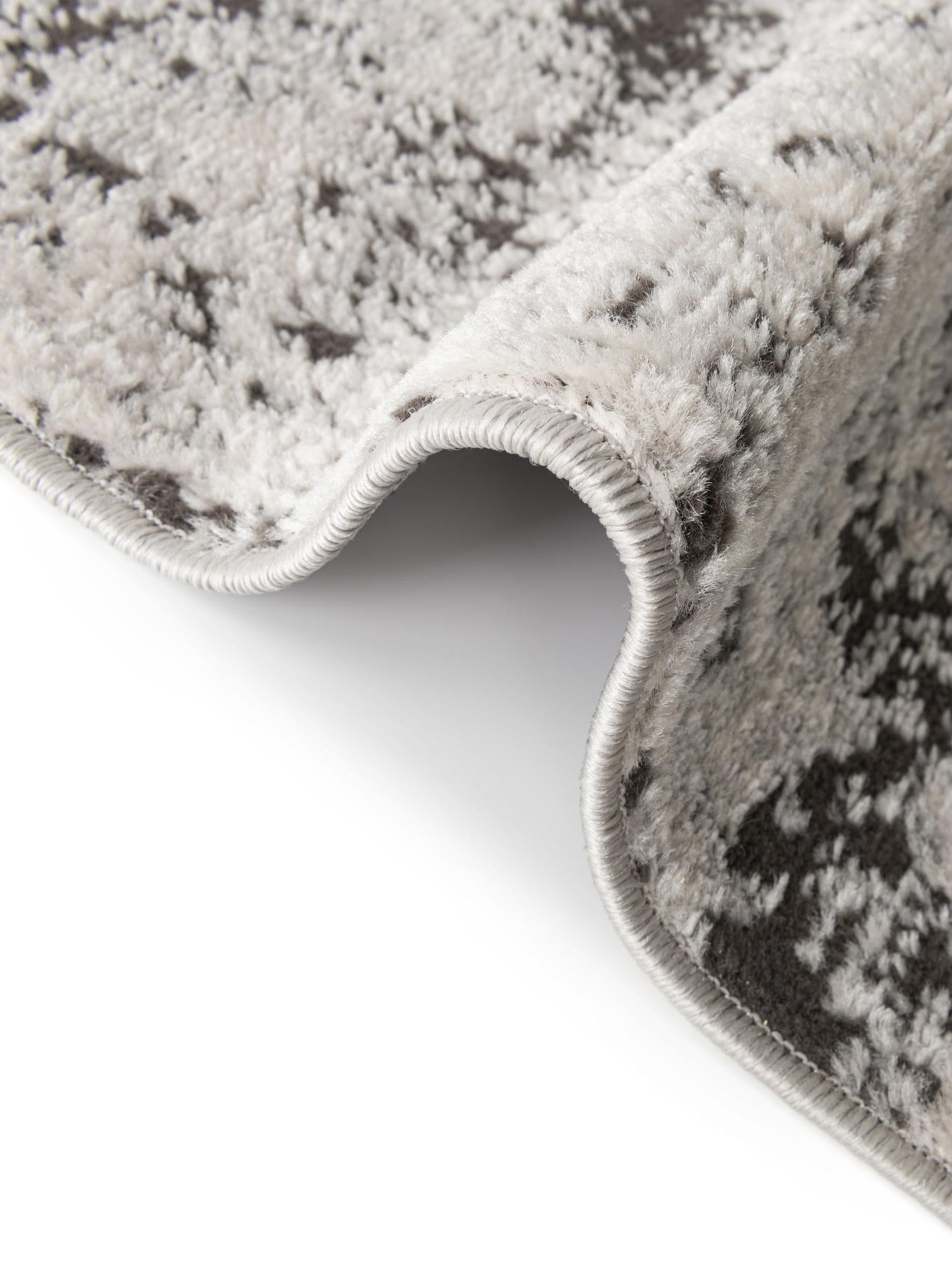 Gray 2' 7 x 12' Leipzig Runner Area Rug 75% Polypropylene & 25% Polyester Modern Contemporary Carpet for Kitchens, Bedroom, Living Room Home Decor for Sale at Rug Engine