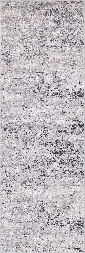 Gray 2' 2 x 6' 1 Leipzig Runner Area Rug 75% Polypropylene & 25% Polyester Modern Contemporary Carpet for Kitchens, Bedroom, Living Room Home Decor for Sale at Rug Engine