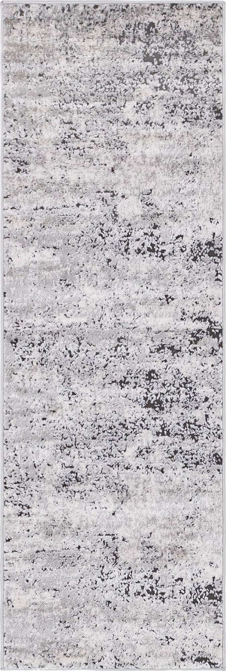 Gray 2' 2 x 6' 1 Leipzig Runner Area Rug 75% Polypropylene & 25% Polyester Modern Contemporary Carpet for Kitchens, Bedroom, Living Room Home Decor for Sale at Rug Engine