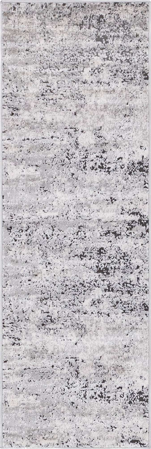 Gray 2' 2 x 6' 1 Leipzig Runner Area Rug 75% Polypropylene & 25% Polyester Modern Contemporary Carpet for Kitchens, Bedroom, Living Room Home Decor for Sale at Rug Engine