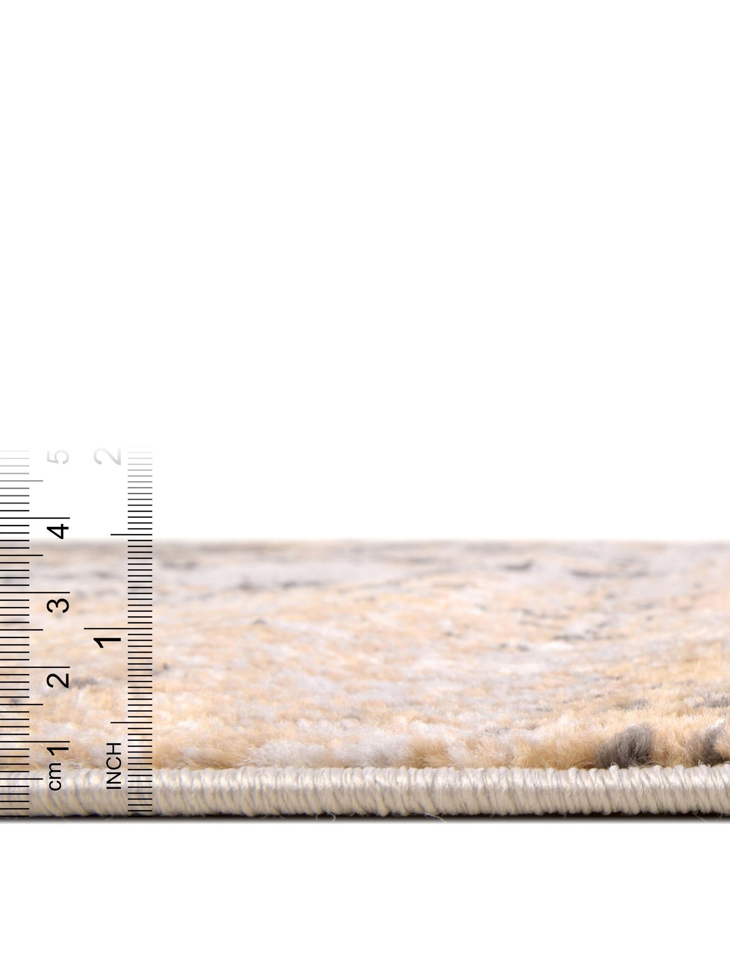 Beige 4' x 6' Leipzig Rectangle Area Rug 75% Polypropylene & 25% Polyester Modern Contemporary Carpet for Kitchens, Bedroom, Living Room Home Decor for Sale at Rug Engine