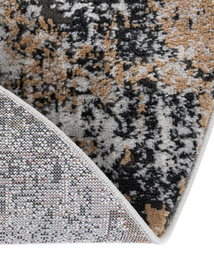 Beige 5' 3 x 5' 3 Leipzig Round Area Rug 75% Polypropylene & 25% Polyester Modern Contemporary Carpet for Kitchens, Bedroom, Living Room Home Decor for Sale at Rug Engine