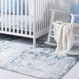 Blue 2' 2 x 3' 1 Leipzig Rectangle Area Rug 75% Polypropylene & 25% Polyester Modern Contemporary Carpet for Kitchens, Bedroom, Living Room Home Decor for Sale at Rug Engine
