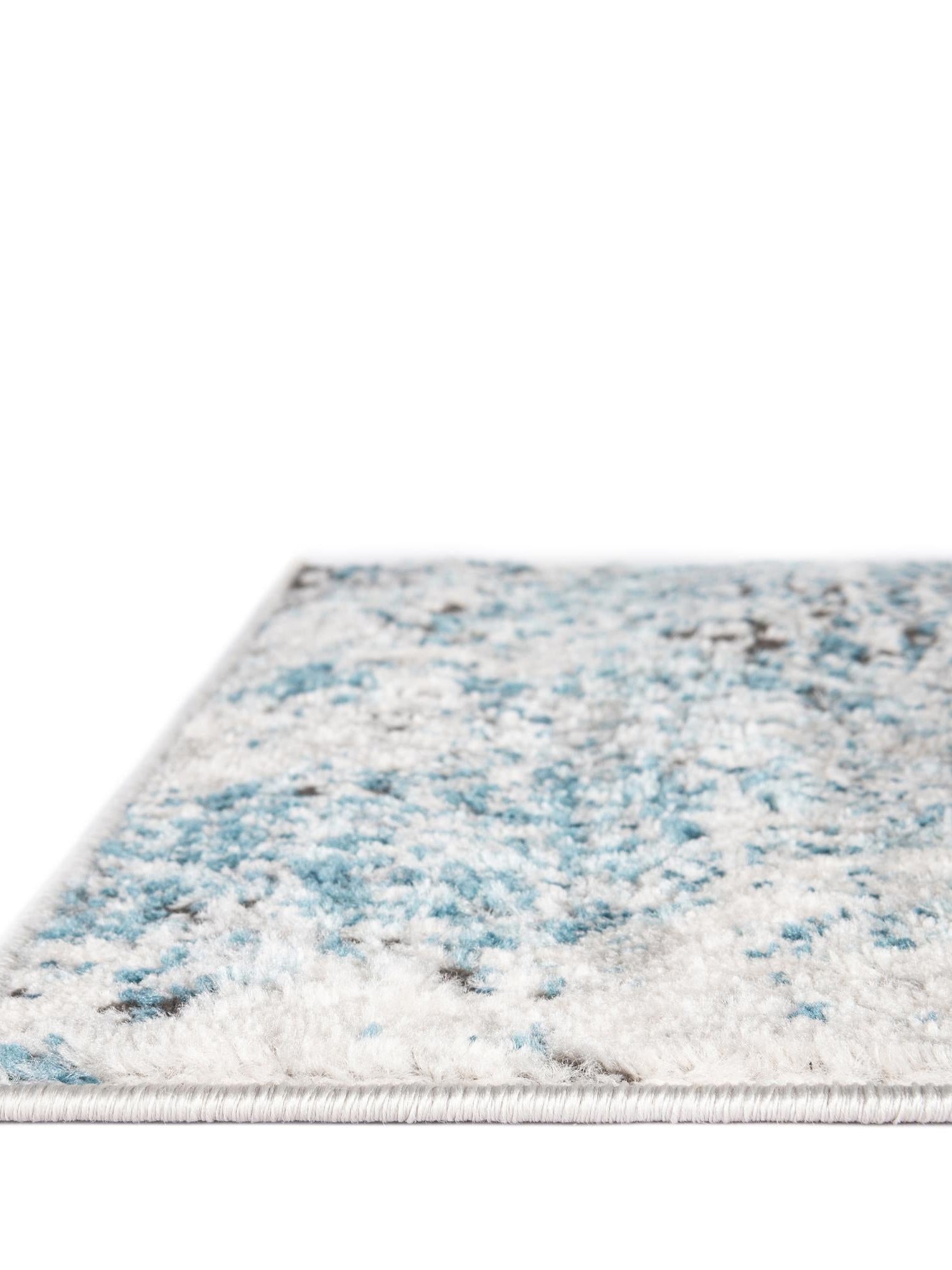 Blue 8' x 10' Leipzig Rectangle Area Rug 75% Polypropylene & 25% Polyester Modern Contemporary Carpet for Kitchens, Bedroom, Living Room Home Decor for Sale at Rug Engine