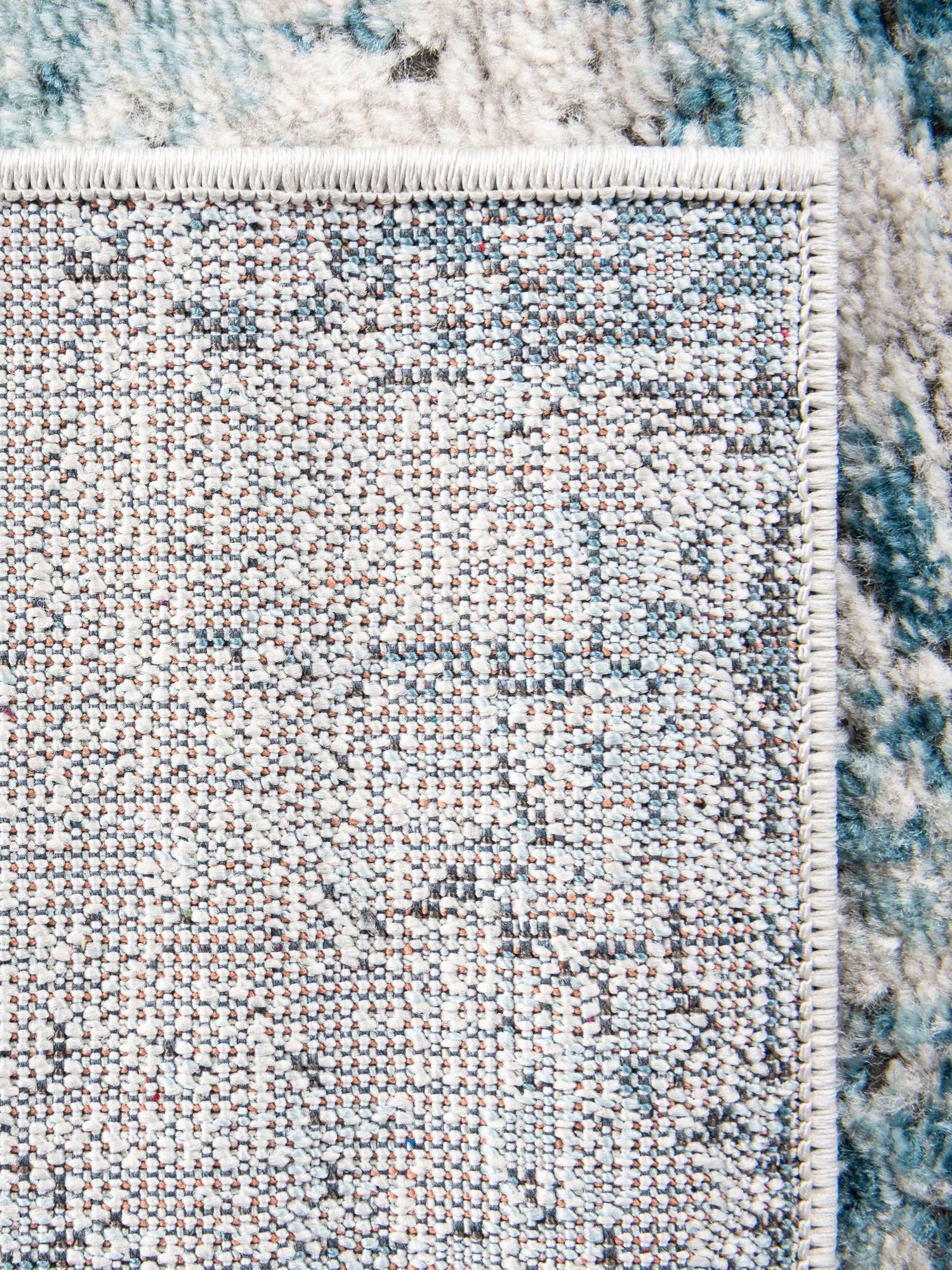 Blue 5' 1 x 8' Leipzig Rectangle Area Rug 75% Polypropylene & 25% Polyester Modern Contemporary Carpet for Kitchens, Bedroom, Living Room Home Decor for Sale at Rug Engine