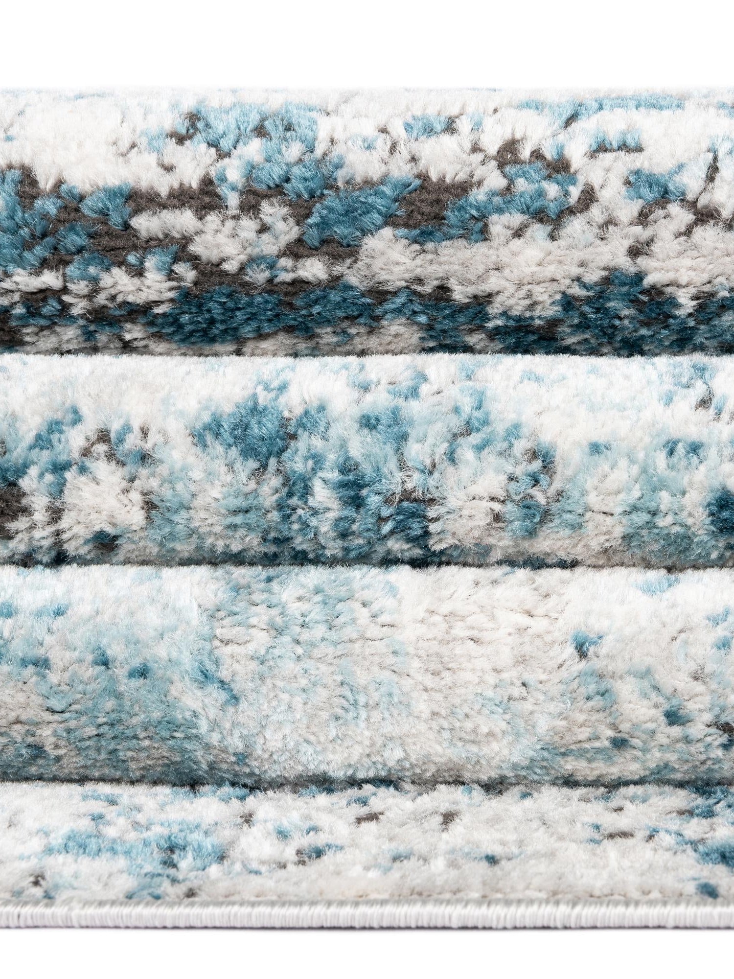 Blue 6' 1 x 6' 1 Leipzig Round Area Rug 75% Polypropylene & 25% Polyester Modern Contemporary Carpet for Kitchens, Bedroom, Living Room Home Decor for Sale at Rug Engine