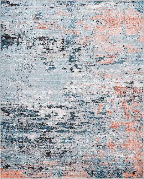 Multicolor 8' x 10' Leipzig Rectangle Area Rug 75% Polypropylene & 25% Polyester Modern Contemporary Carpet for Kitchens, Bedroom, Living Room Home Decor for Sale at Rug Engine