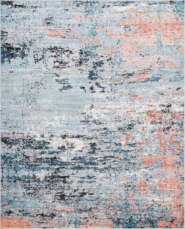 Multicolor 8' x 10' Leipzig Rectangle Area Rug 75% Polypropylene & 25% Polyester Modern Contemporary Carpet for Kitchens, Bedroom, Living Room Home Decor for Sale at Rug Engine