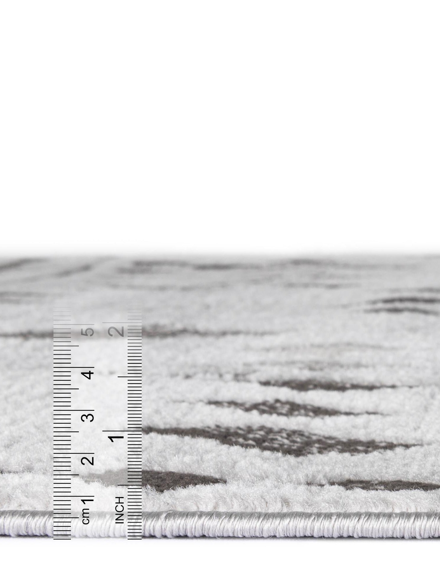 Gray 4' 1 x 6' 1 Leipzig Rectangle Area Rug 75% Polypropylene & 25% Polyester Modern Contemporary Carpet for Kitchens, Bedroom, Living Room Home Decor for Sale at Rug Engine