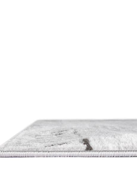 Gray 7' 1 x 10' Leipzig Rectangle Area Rug 75% Polypropylene & 25% Polyester Modern Contemporary Carpet for Kitchens, Bedroom, Living Room Home Decor for Sale at Rug Engine