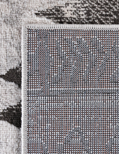 Gray 7' 1 x 10' Leipzig Rectangle Area Rug 75% Polypropylene & 25% Polyester Modern Contemporary Carpet for Kitchens, Bedroom, Living Room Home Decor for Sale at Rug Engine