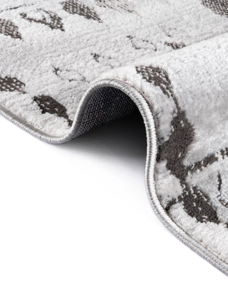 Gray 8' x 10' Leipzig Rectangle Area Rug 75% Polypropylene & 25% Polyester Modern Contemporary Carpet for Kitchens, Bedroom, Living Room Home Decor for Sale at Rug Engine
