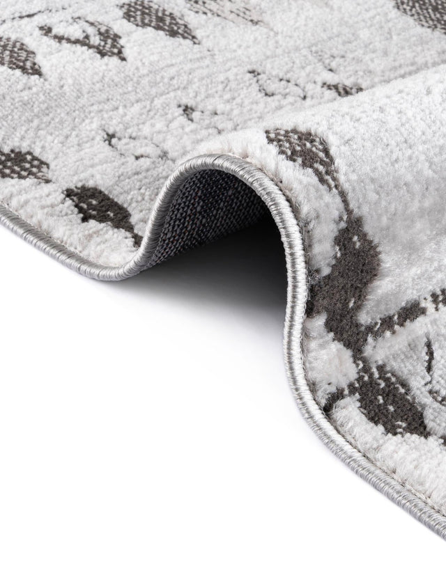Gray 8' x 10' Leipzig Rectangle Area Rug 75% Polypropylene & 25% Polyester Modern Contemporary Carpet for Kitchens, Bedroom, Living Room Home Decor for Sale at Rug Engine