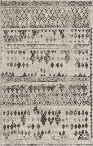 Gray 5' 1 x 8' Leipzig Rectangle Area Rug 75% Polypropylene & 25% Polyester Modern Contemporary Carpet for Kitchens, Bedroom, Living Room Home Decor for Sale at Rug Engine