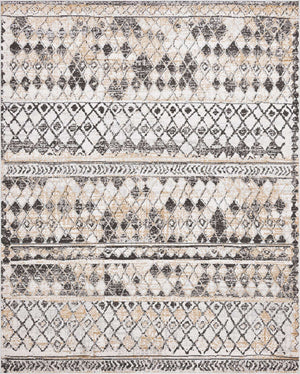 Beige 8' x 10' Leipzig Rectangle Area Rug 75% Polypropylene & 25% Polyester Modern Contemporary Carpet for Kitchens, Bedroom, Living Room Home Decor for Sale at Rug Engine
