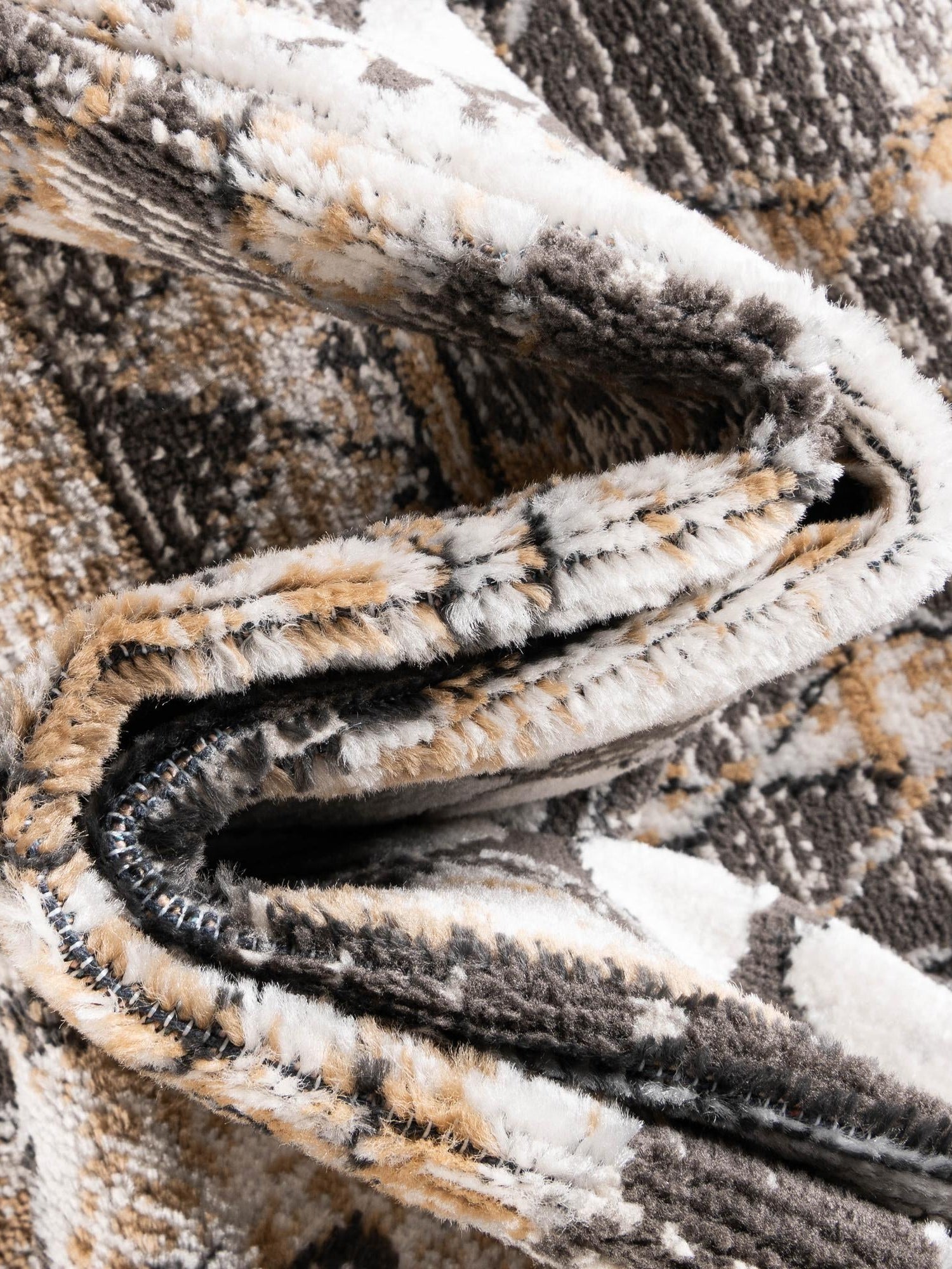 Beige 2' 2 x 6' 1 Leipzig Runner Area Rug 75% Polypropylene & 25% Polyester Modern Contemporary Carpet for Kitchens, Bedroom, Living Room Home Decor for Sale at Rug Engine