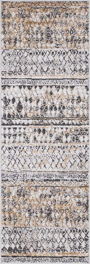 Beige 2' 2 x 6' 1 Leipzig Runner Rug