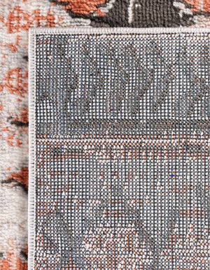 Salmon 4' 1 x 6' 1 Leipzig Rectangle Area Rug 75% Polypropylene & 25% Polyester Modern Contemporary Carpet for Kitchens, Bedroom, Living Room Home Decor for Sale at Rug Engine