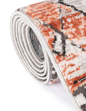 Salmon 8' x 10' Leipzig Rectangle Area Rug 75% Polypropylene & 25% Polyester Modern Contemporary Carpet for Kitchens, Bedroom, Living Room Home Decor for Sale at Rug Engine