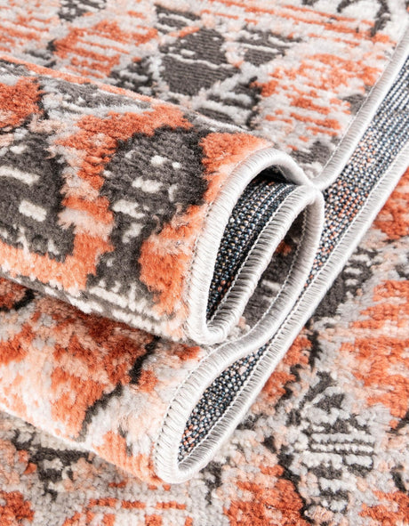 Salmon 8' x 10' Leipzig Rectangle Area Rug 75% Polypropylene & 25% Polyester Modern Contemporary Carpet for Kitchens, Bedroom, Living Room Home Decor for Sale at Rug Engine