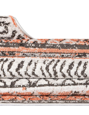 Salmon 8' x 10' Leipzig Rectangle Area Rug 75% Polypropylene & 25% Polyester Modern Contemporary Carpet for Kitchens, Bedroom, Living Room Home Decor for Sale at Rug Engine