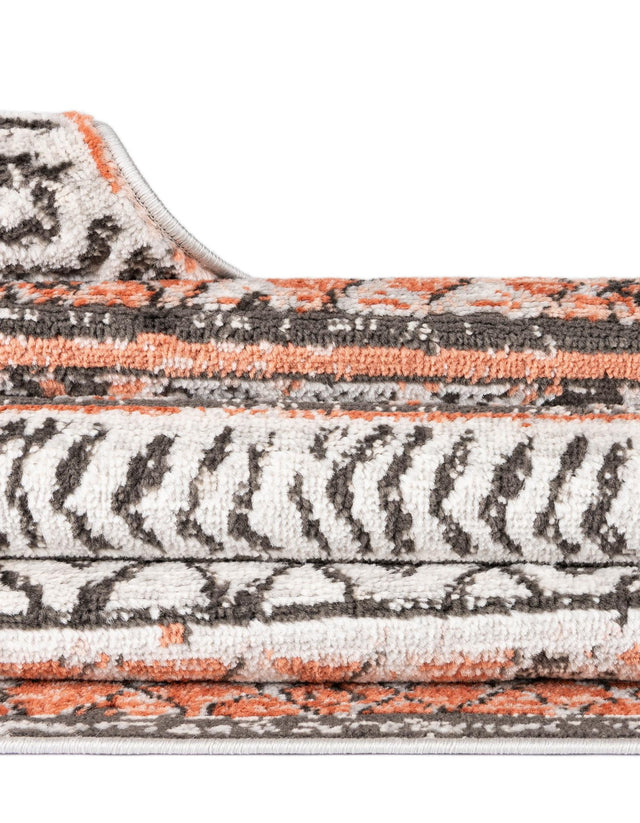 Salmon 8' x 10' Leipzig Rectangle Area Rug 75% Polypropylene & 25% Polyester Modern Contemporary Carpet for Kitchens, Bedroom, Living Room Home Decor for Sale at Rug Engine