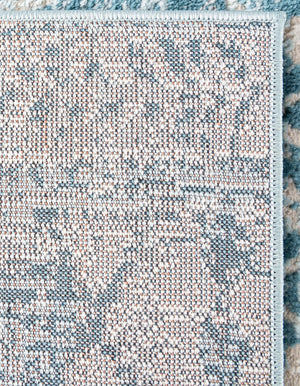 Blue 8' x 10' Leipzig Rectangle Area Rug 75% Polypropylene & 25% Polyester Modern Contemporary Carpet for Kitchens, Bedroom, Living Room Home Decor for Sale at Rug Engine