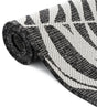 Charcoal 2' 7 x 10' Outdoor Botanical Runner Area Rug Weather Resistant for Patio, Deck, Terrace, Balcony, Porch Polypropylene Garden Floral Tropical Carpet for Sale at Rug Engine