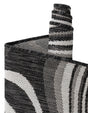 Charcoal 5' 3 x 8' Outdoor Modern Rectangle Area Rug Weather Resistant for Patio, Deck, Terrace, Balcony, Porch 100% Polypropylene Modern Outside Carpet for Sale at Rug Engine