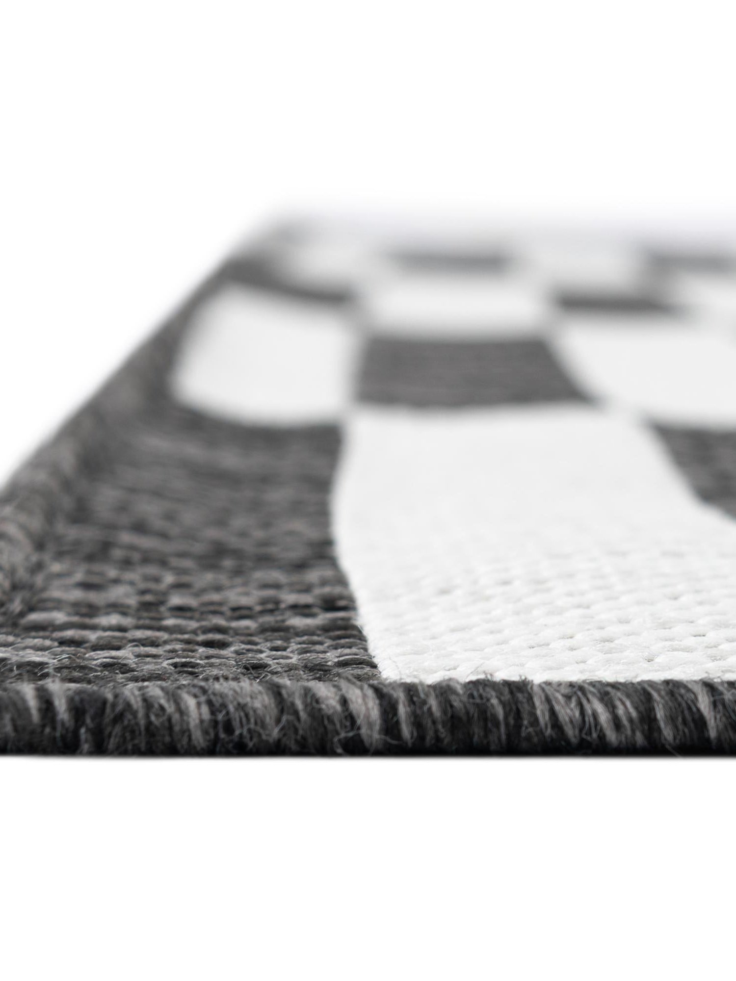 Charcoal 4' 1 x 6' 1 Outdoor Striped Rectangle Area Rug Weather Resistant for Patio, Deck, Terrace, Balcony, Porch Geometric Pattern Waterproof Carpet for Sale at Rug Engine