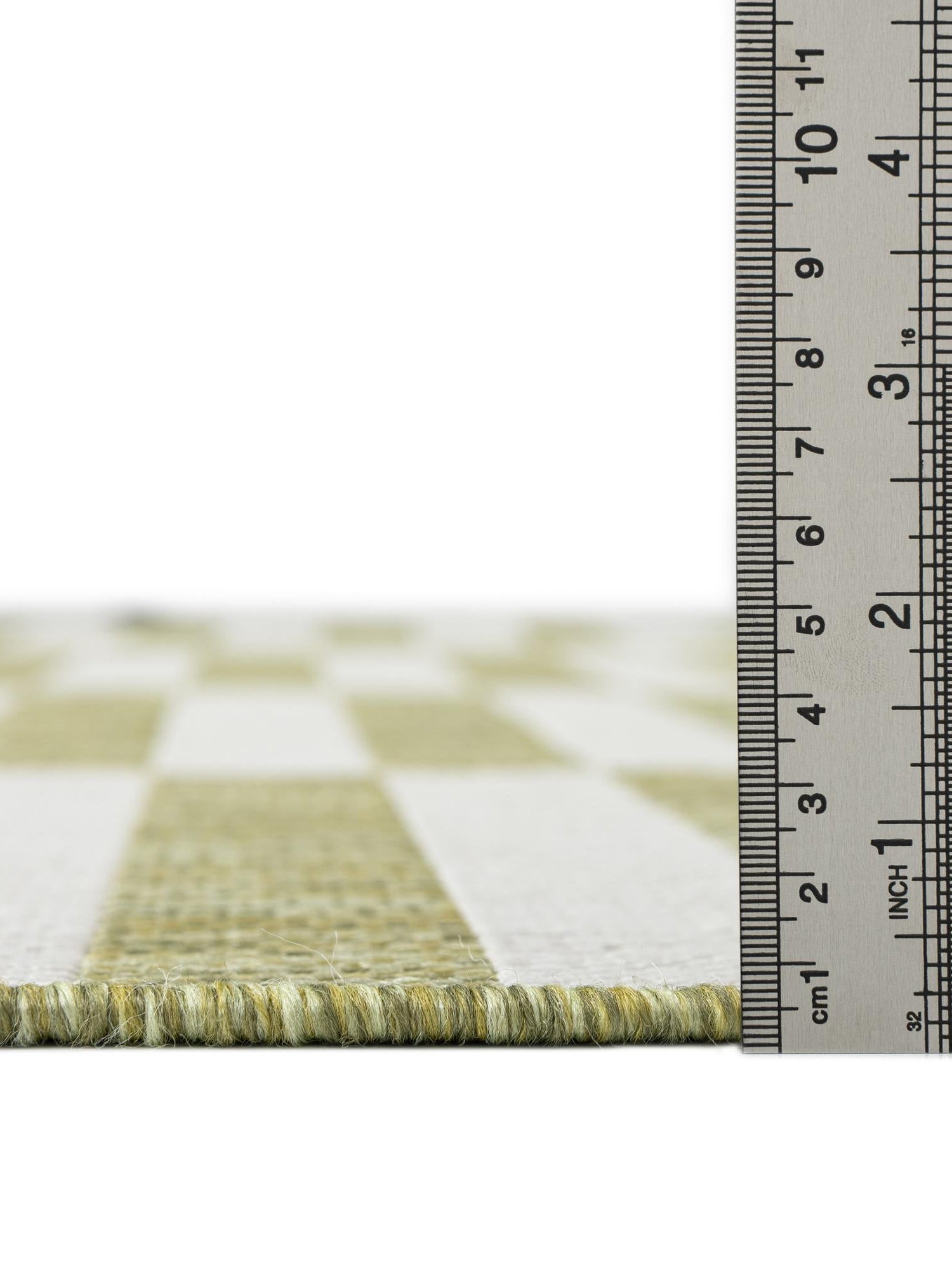 Green 6' 1 x 9' Outdoor Striped Rectangle Area Rug Weather Resistant for Patio, Deck, Terrace, Balcony, Porch Geometric Pattern Waterproof Carpet for Sale at Rug Engine