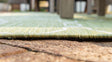 Green 5' 3 x 8' Outdoor Trellis Rectangle Area Rug Weather Resistant for Patio, Deck, Terrace, Balcony, Porch Geometric Design Water Safe Outside Carpet for Sale at Rug Engine