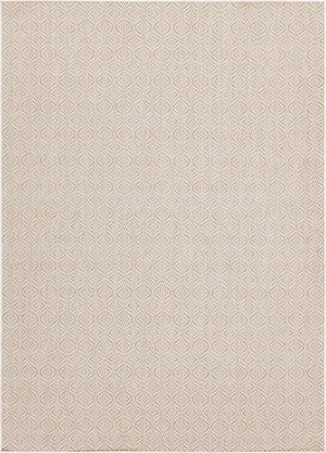 Taupe 8' x 11' Outdoor Trellis Rectangle Rug