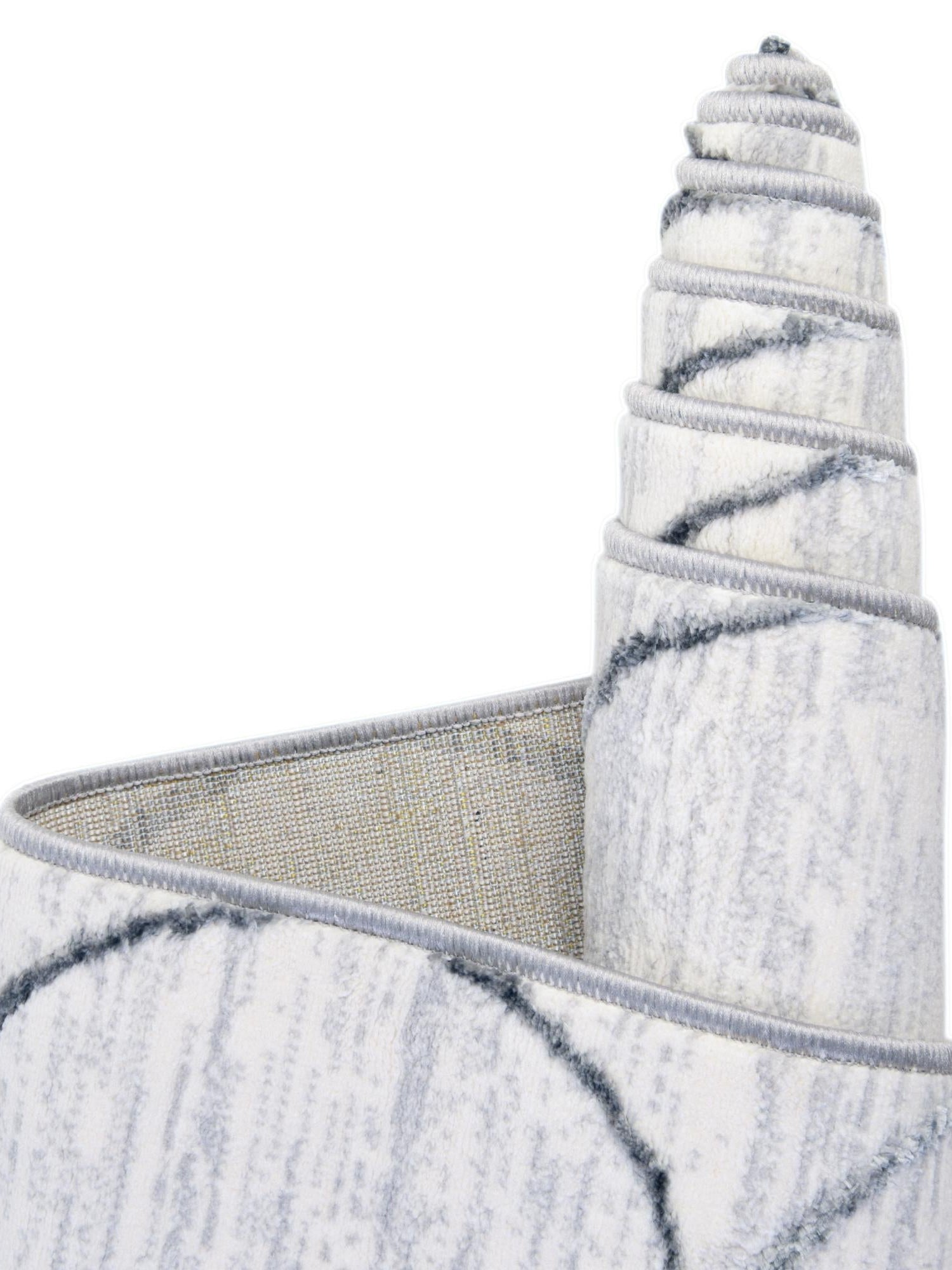 White 9' x 12' 2 Matrix Trellis Rectangle Area Rug 100% Polyester Geometric Pattern Modern Carpet for Living, Dining, Bedroom, Office for Sale at Rug Engine