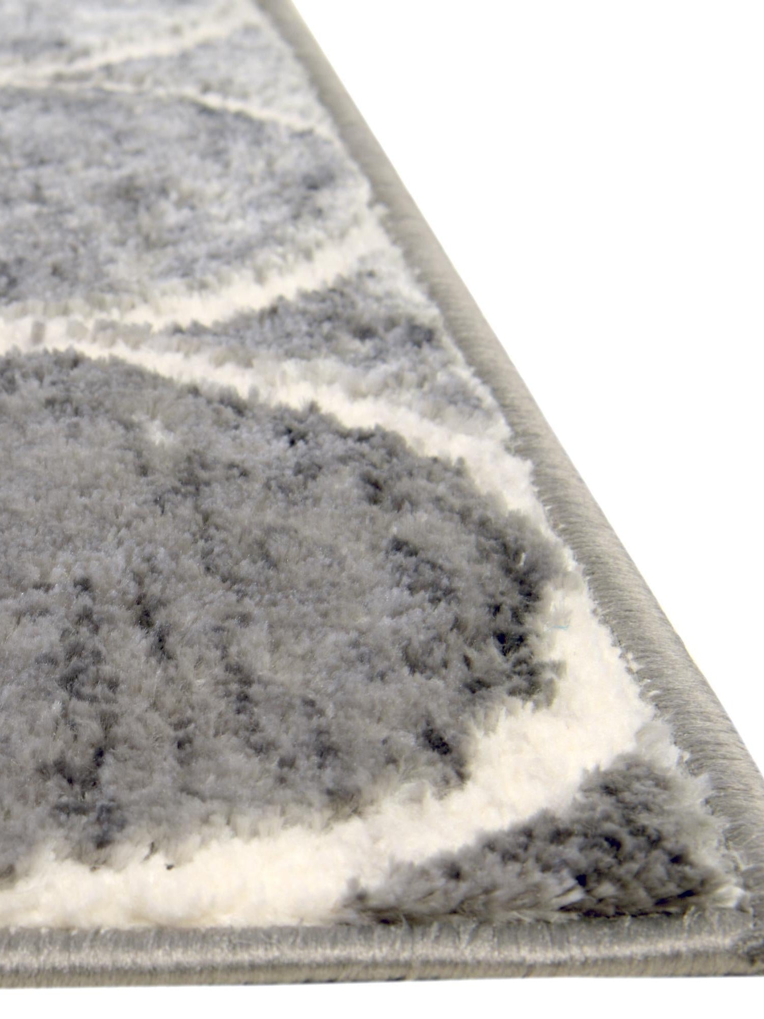 Gray 7' 10 x 11' Matrix Trellis Rectangle Area Rug 100% Polyester Geometric Pattern Modern Carpet for Living, Dining, Bedroom, Office for Sale at Rug Engine